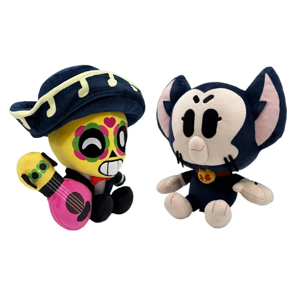 Niedliches Poco und Kit Plüschtier, weiches, gefülltes Cartoon-Spielcharakter-Püppchen für Spielefans und Kinder, Spielzeug, Sammlerstück, Geschenk, Wohndeko