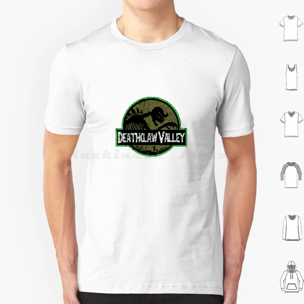 Deathclaw Valley T Shirt Big Size 100% Cotton New Vegas Mojave Deathclaw Valley Deathclaw The Courier Post Apocalyptic Desert