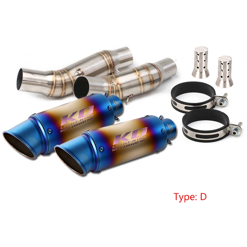 Voor Kawasaki Z1000 Ninja 1000 2010-2021 Z1000SX Ninja 1000SX 2010-2019 Uitlaatpijp Motorfiets Slip-on Uitlaat 51mm Uitlaat Tips