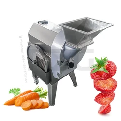 300-500kg/h Commercial Industrial Electric Chop Shredder Fruit Dice Slicer Chopper Cutter Vegetable Cut Machine