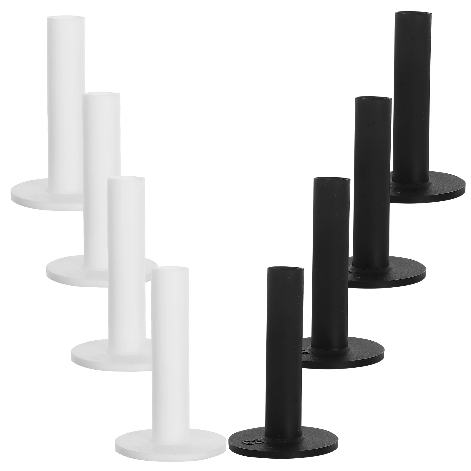 8 pezzi durevole in silicone per pratica di golf Tee stabile assorbimento degli urti compatibilità universale per tappetini da cucina simulatori interni per tappetino