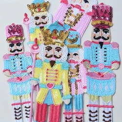 3PC Nutcracker Embroidery Ironing Patch DIY Clothing Backpack Sewing Patch Decoration