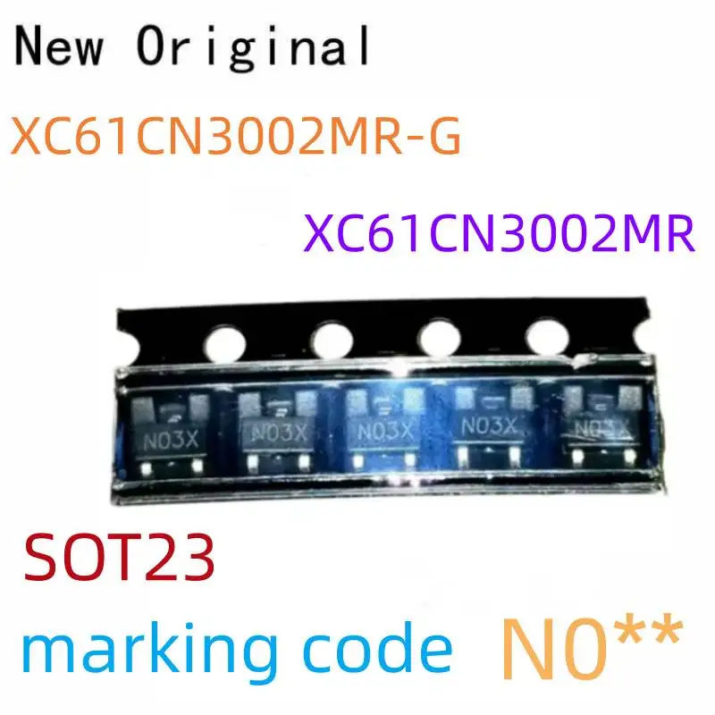 Xc61Cn3002Mr-G Sot23 رمز وضع العلامات الجديد والأصلي N0 ** دائرة دعم إمداد الطاقة الثابتة 1 قناة 3 فولت Cmos Pdso3 Rohs