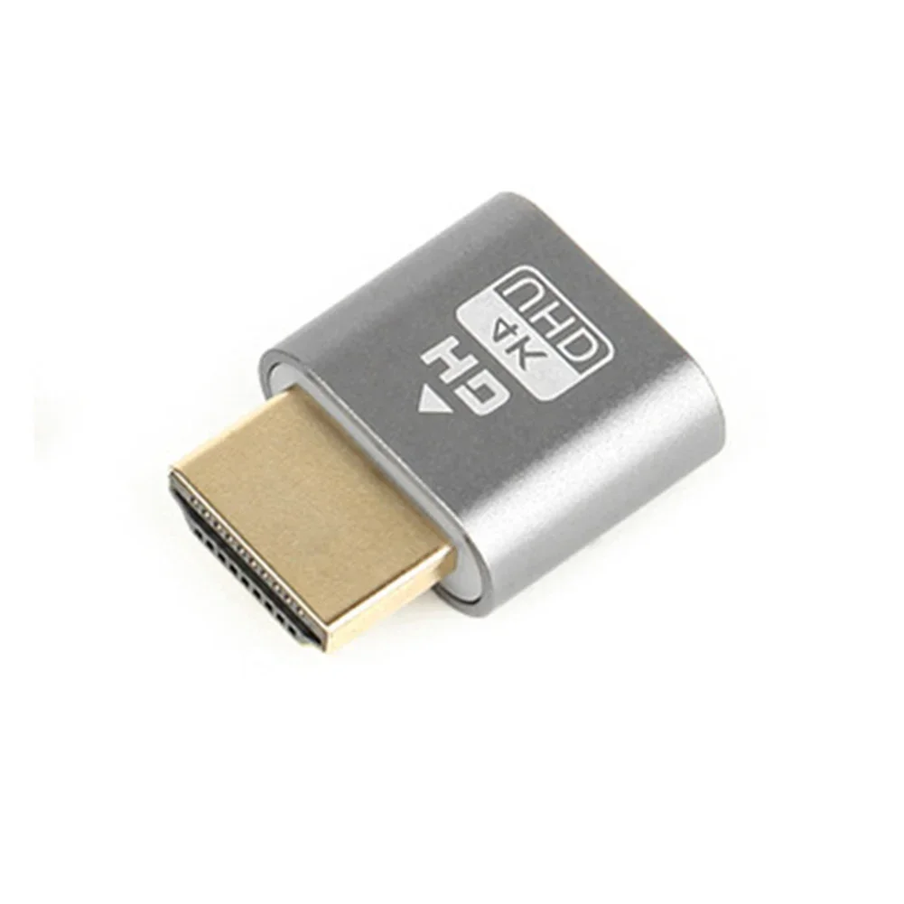 4K HDMI-متوافق مع المكونات الدمية شاشة افتراضية عرض محول مقطوعة الرأس شبح عرض المحاكي للتعدين Ethereum ETH ZEC BTC