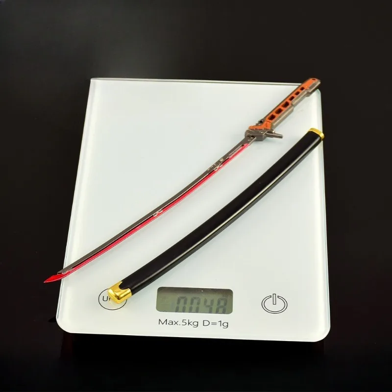 26 cm Breakout Oneindige 2077 Cyber Thermische Katana Samenwerking Spel Perifere Metalen Model Collecties Verjaardag Speelgoed voor Jongen