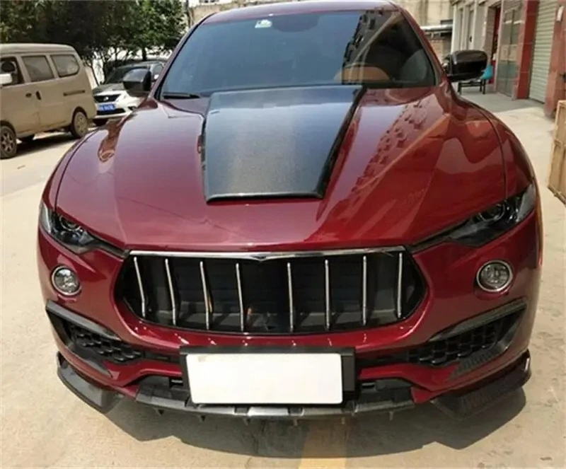 

LANOUT Carbon Fiber Body Kit Levante New Condition Front Lip Rear Diffuser Spoiler Bumper Full Set Perfect Fit Black
