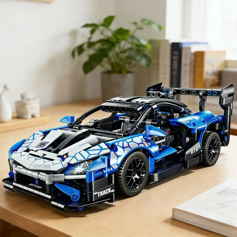 

TOYLINX 523PCS Sports Car Building Blocks Set 1:18 Scale Racing Car Model Kits for Kids Adult Racing Vehicle Toys Gifts 2026 New