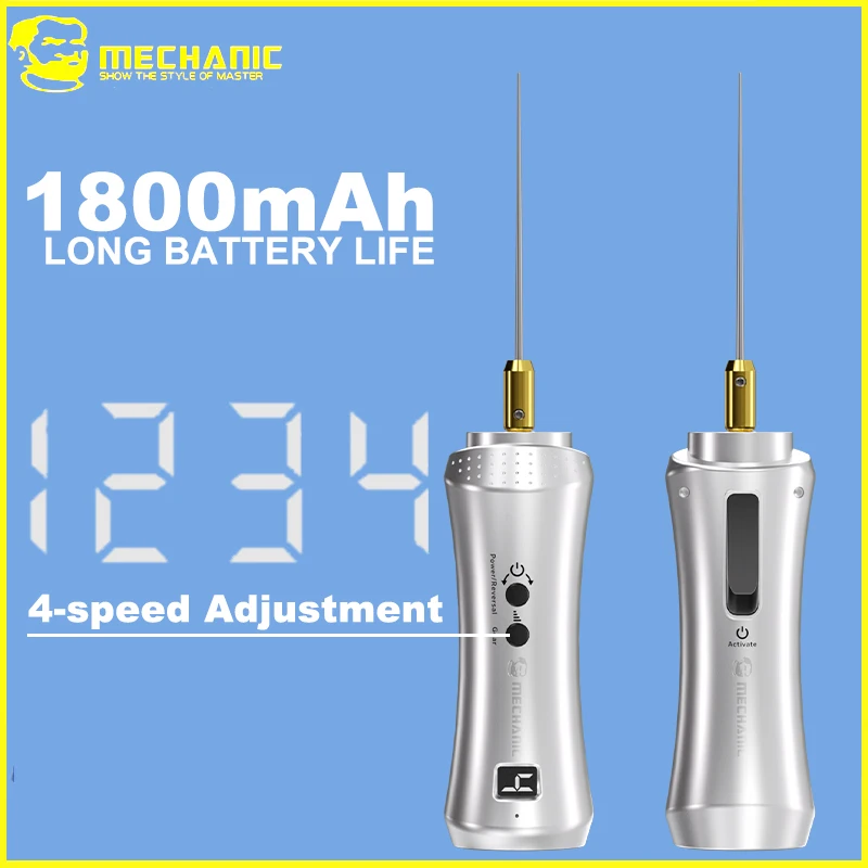 

MECHANIC Art 1 1800mAh Electric Glue Remover 4 Speed Reversible Switch Professional Repair Tool for Adhesive Removal