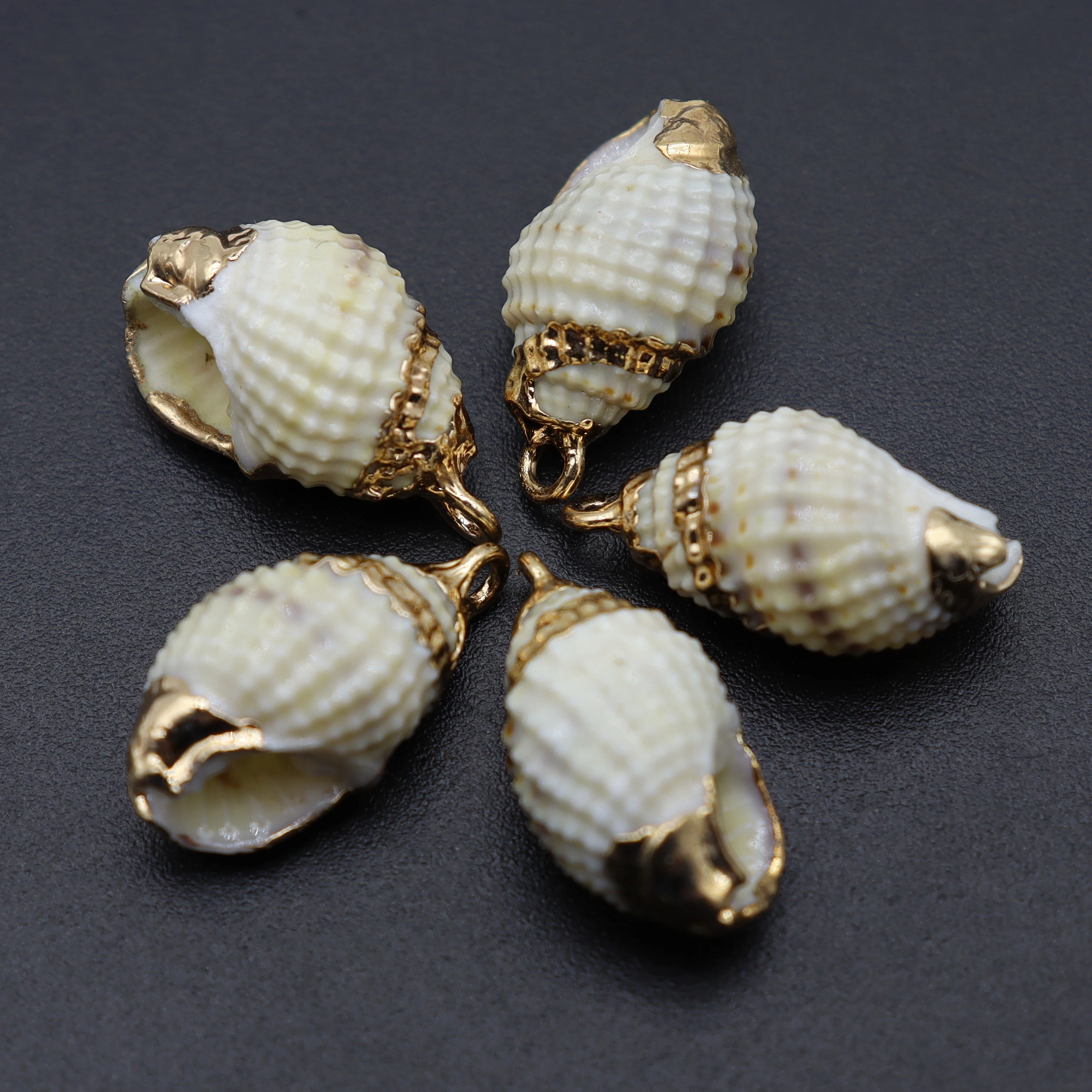 

Подвеска из натуральной ракушки с ушками, шармы в виде ракушек для изготовления ювелирных изделий «сделай сам», ожерелий, серег, браслетов, модный аксессуар ручной работы, 1-2 см