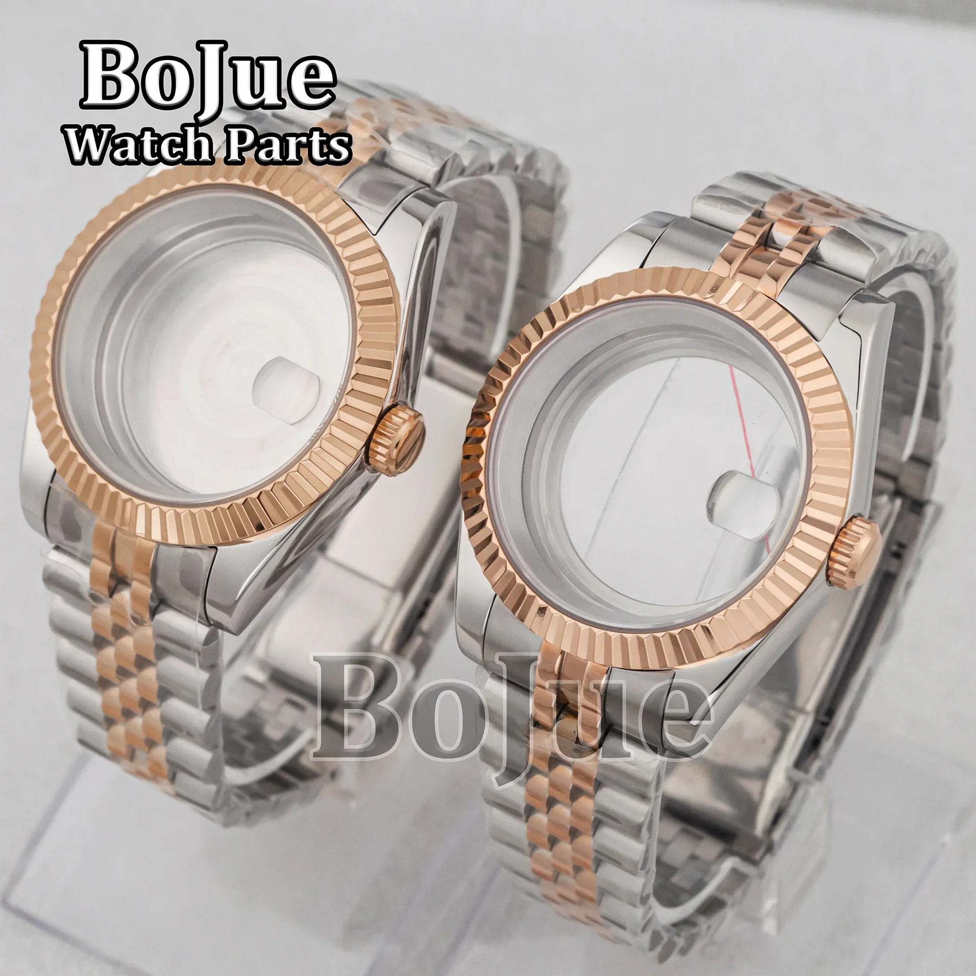 36/39mm Orologio in acciaio inossidabile Datejust in oro rosa Bracciale giubileo 100m impermeabile per quadrante movimento Datejust nh34 nh35 nh36