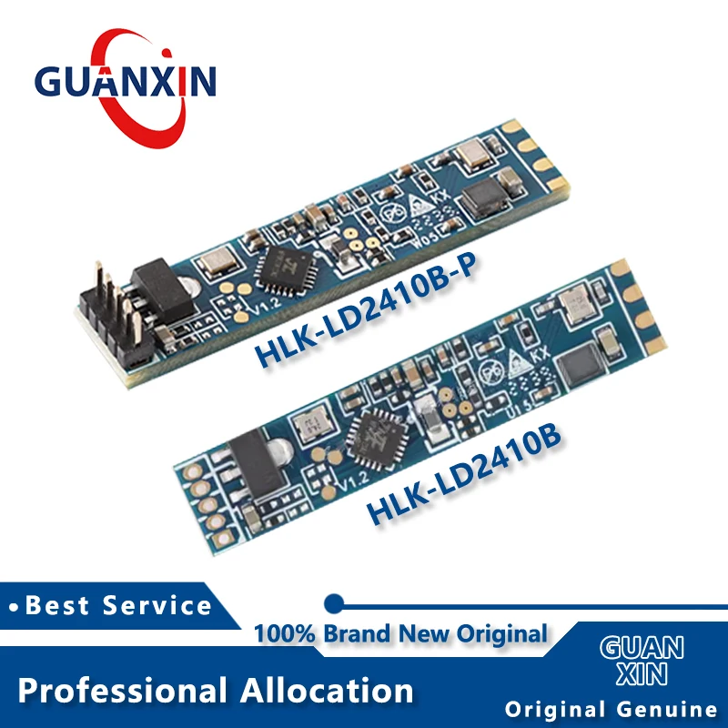 100% New  HLK-LD2410B-P HLK-LD2410B Radar sensor module for human presence