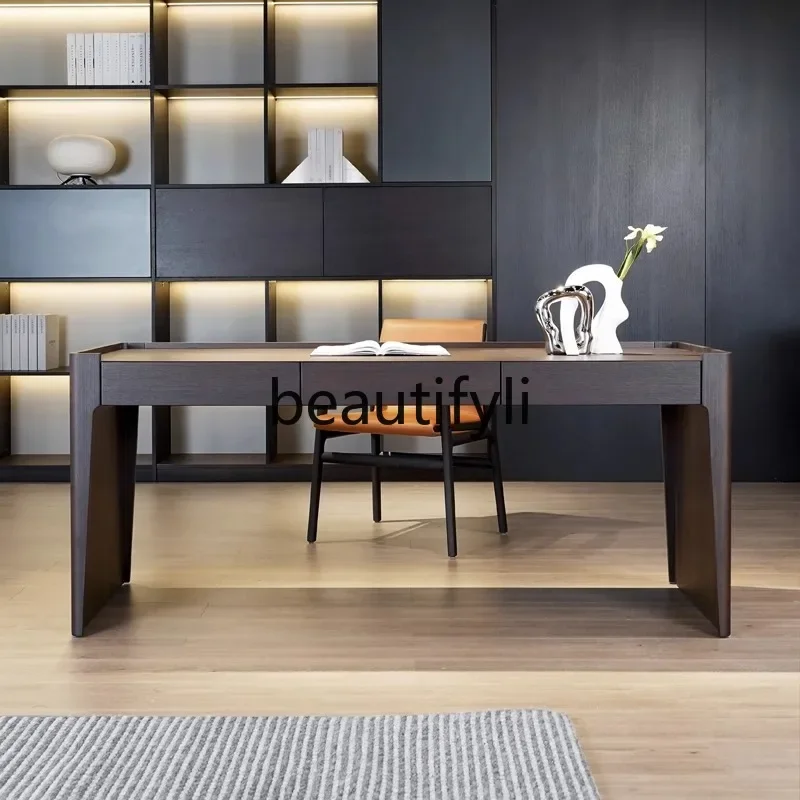 

2003Designer desk minimalist Italian home living room computer table light luxury desk