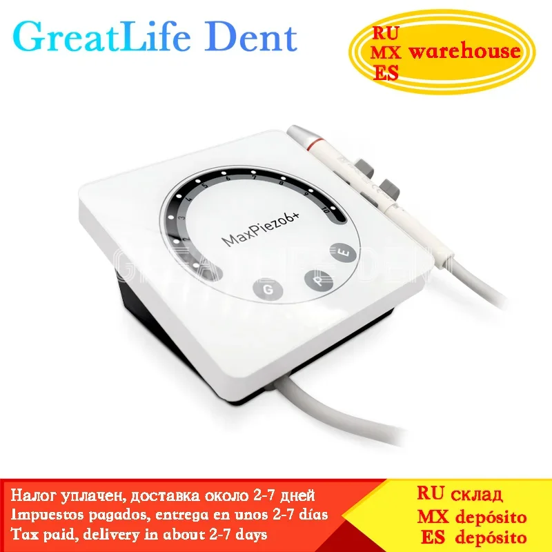 GreatLife Dent Refine MaxPiezo 6+ Electric Portable Teeth Whitening Dental Scaler Dental Scaler Piezo Dental Scaler