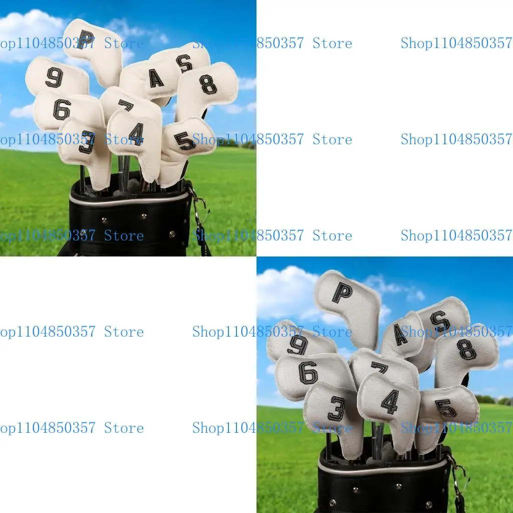 

5ASD 10pcs Golfs Headcover Защитная крышка PU