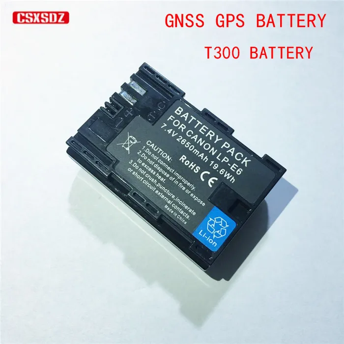 

NEW 7.4V 2650mAh LP-E6 Battery charger for SINO/Comnav T300SE/T3000/T300PLUS GPS Rechargeable Li-ion Battery LP-E6 charger