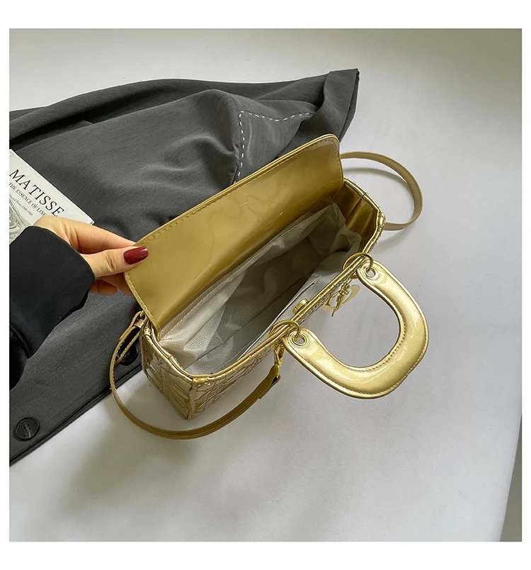 2025 Новая высококачественная роскошная брендовая женская кожаная сумка на плечо известного дизайнера Парижская повседневная элегантная ​