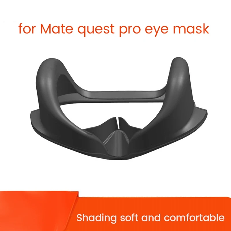 For Mate Quest Pro VR Glasses Eye Pad Silicone Eye Cover Anti-Sweat Mask For META Quest Pro VR Glasses Accessories