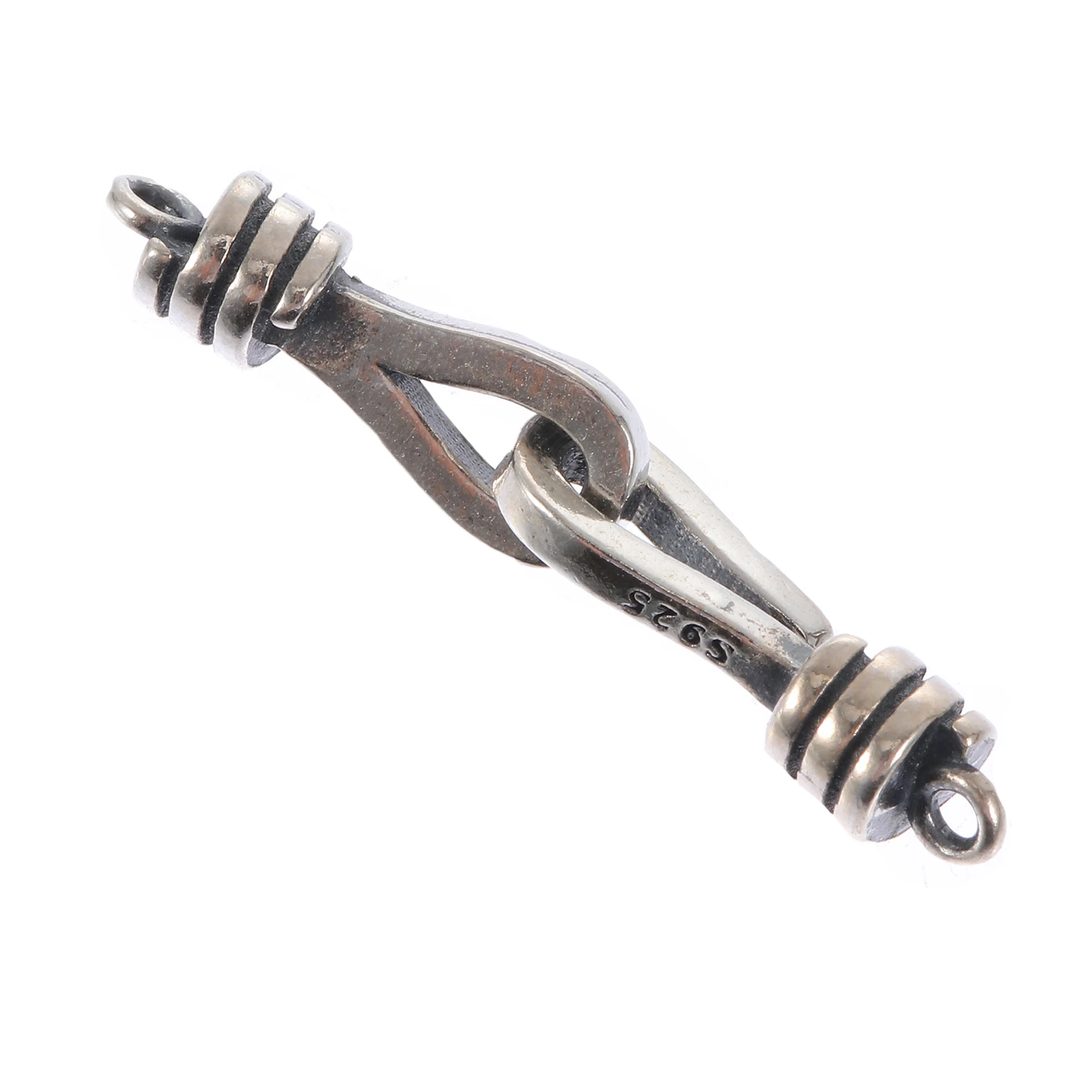 

DIY Bracelet Sterling Silver Necklace Clasp Jewelry Making Accessories Portable Necklace Buckle Craft Supplies
