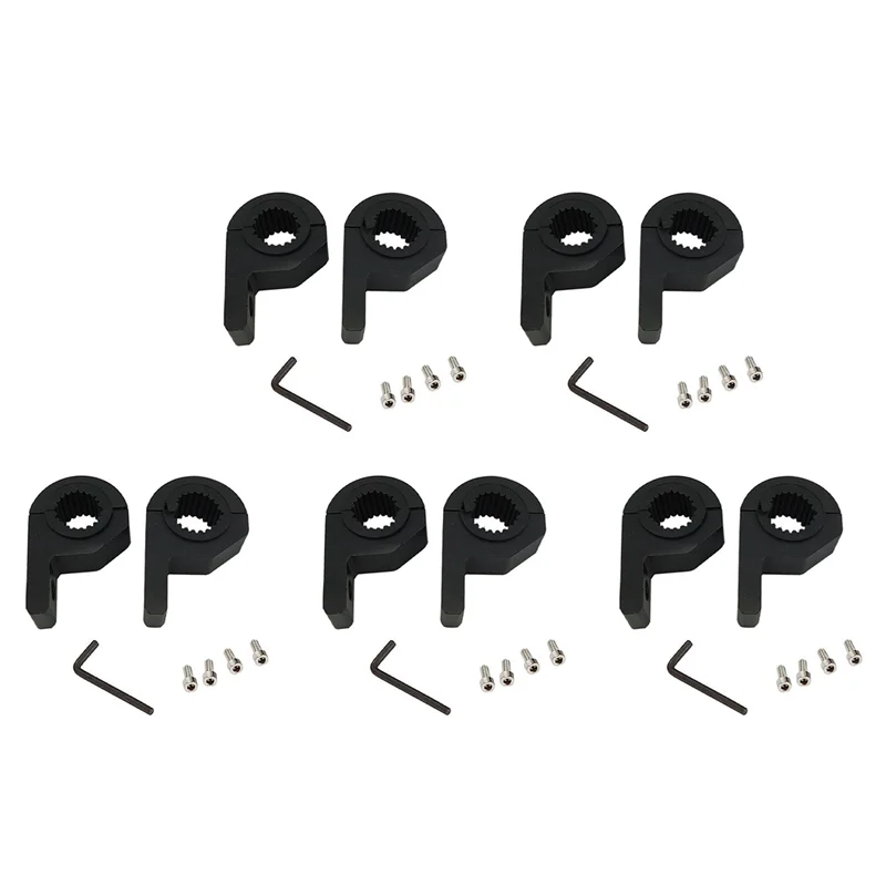 

ABOK-универсальный 10 шт. кронштейн для противотуманных фар дальнего света, зажим для прожектора, кронштейн 15-30 мм для автомобиля, мотоцикла, защита от ударов