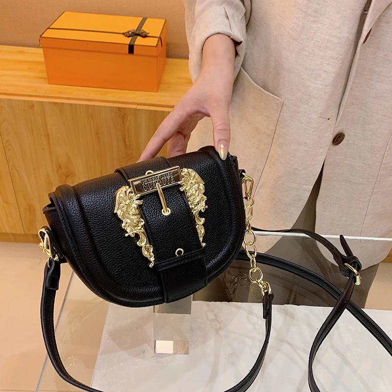 Luxury Brand 2023 New Fashion Leather Ladies Solid Color Shoulder Bag Designer Bags Purse and Handbags Luxury Designer Sac Cc Gg