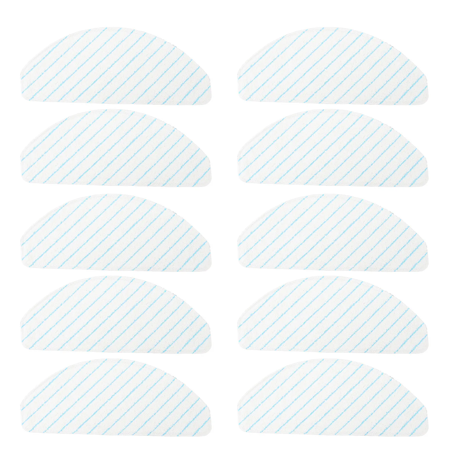 Esfregão descartável de microfibra robô varrendo, Substituição de alta absorção, Panos esfregando para T9, T8, AIVI, N8, 10pcs