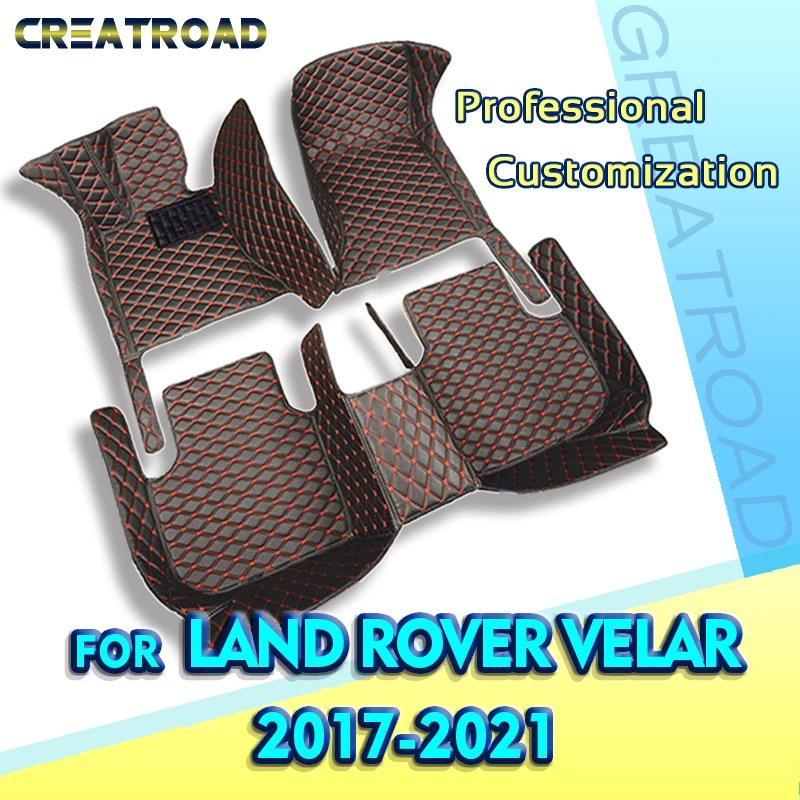 

Car Floor Mats For Land Rover Velar 2017 2018 2019 2020 2021 Custom Auto Foot Pads Automobile Carpet Cover Interior Accessories