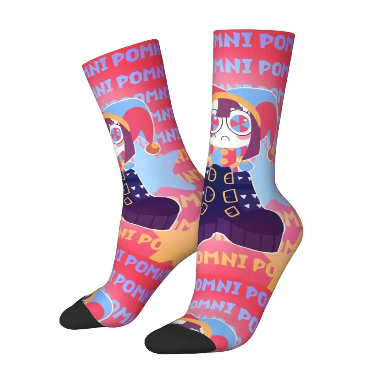 Cute Digital The Amazing Digital Circus Unisex Winter Socks Cycling Happy Crew Socks Street Style Crazy Sock