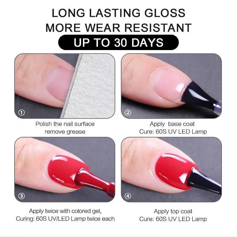 Arte Clavo Lange Anhaltende 15ml Basis Mantel Foundation + Top Coat Soak Off Nagel Gel Polish Lack Gel Nagel polnisch UV Led Gel Lack