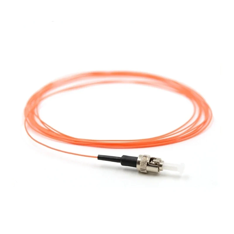 FASO 50Pcs LC/SC/FC/ST Multimode OM2 Optical Fiber Pigtail  SX Core 0.9mm Pigtail LSZH Orange Jacket 1.5Meter