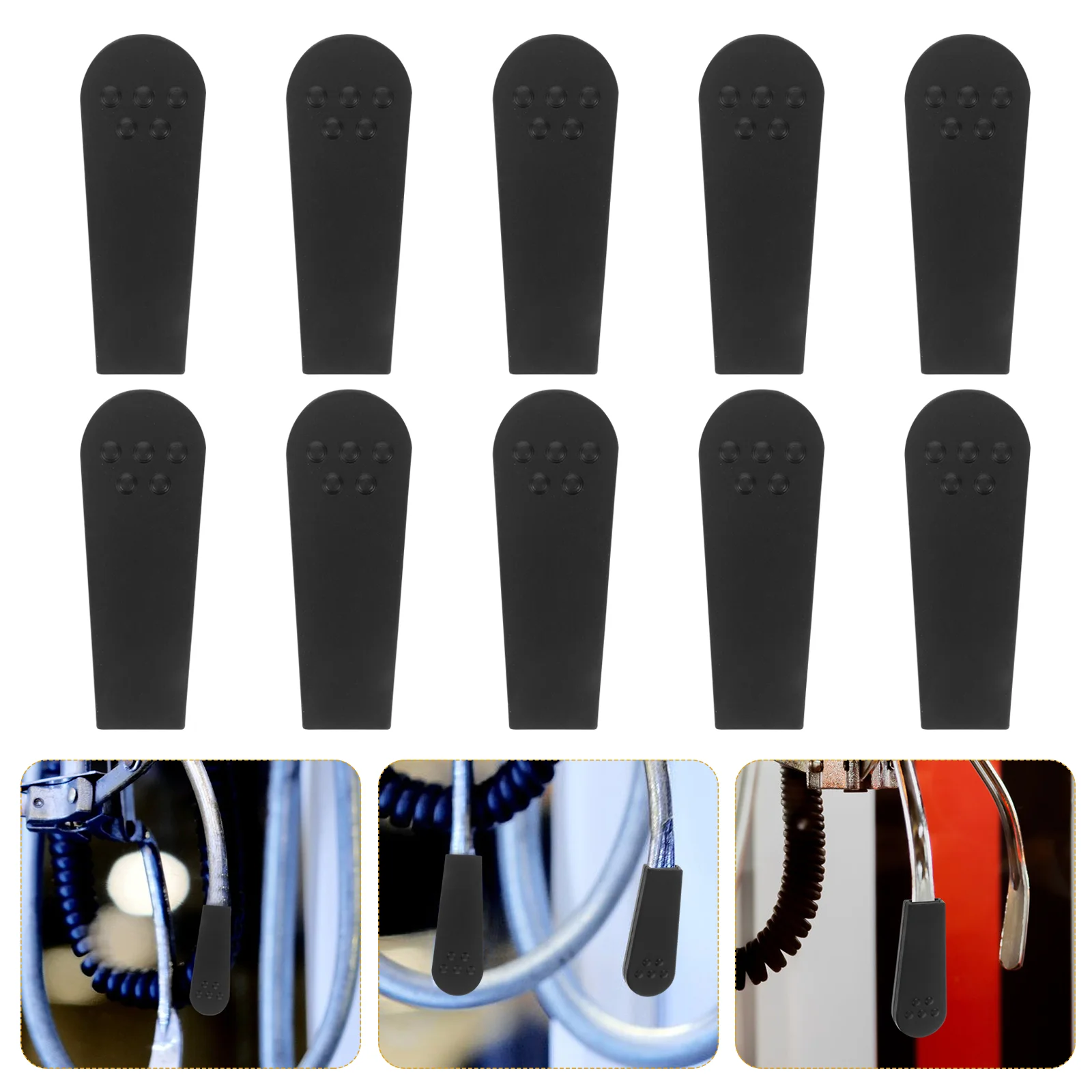 

20 Pcs Claw Machine Sleeve Clip Rubber Cover Protector Mini Supplies Accessories for