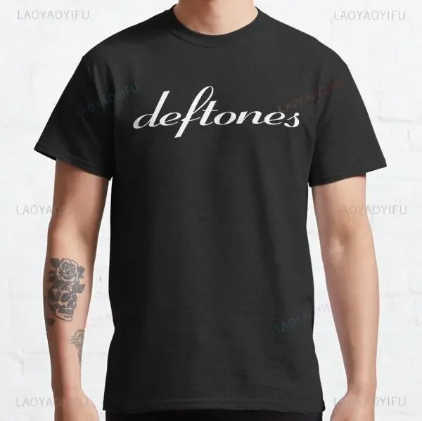 Fashion brand Limited Edition Deftones t shirt mens women loose new arrived men t-shirt summer deftones T-shirt Drop Shipping