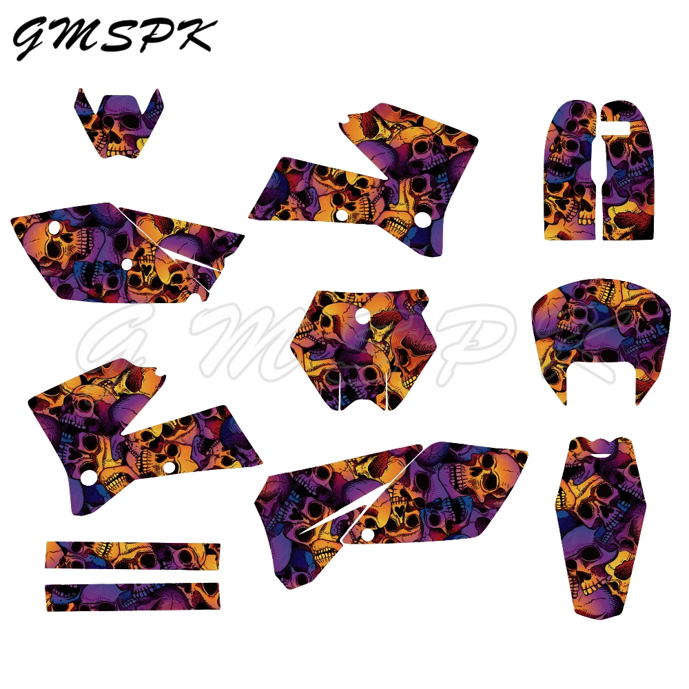 Motorcycle Decoration Decals Full Graphics Background Sticker Fit for SX Series 125 250 300 SXF SX-F 250 350 450 2005 2006