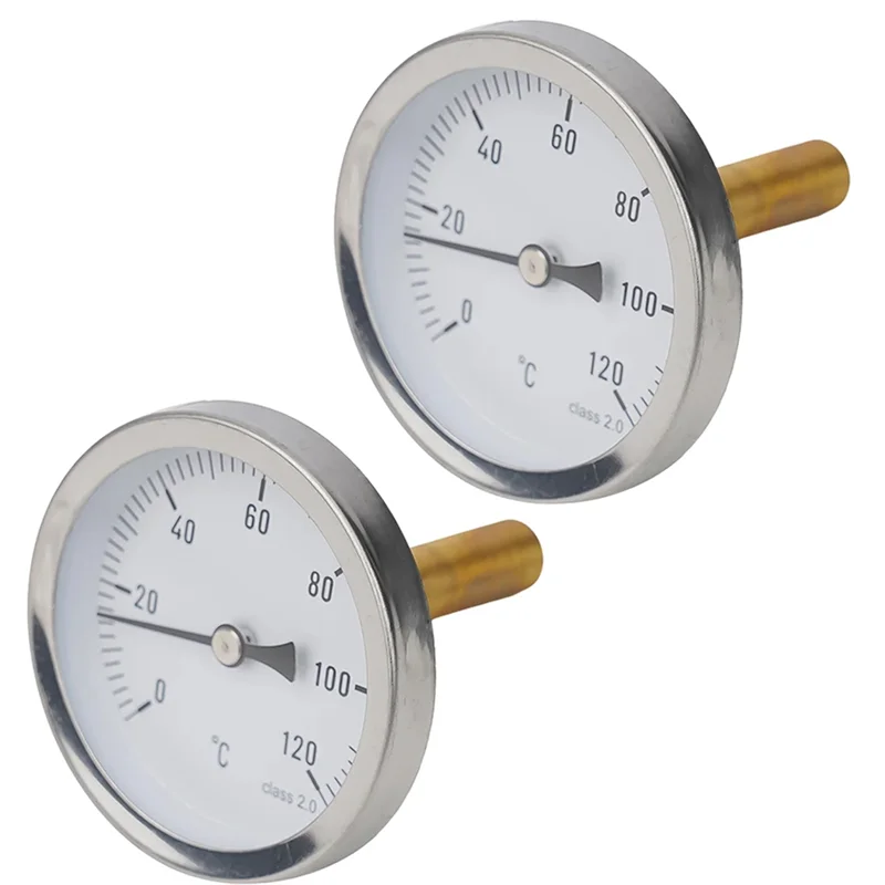 ABKW-스크류인 1/2인치 구리 외장 2개 버퍼 보일러 가열 120 °   C 수온 게이지