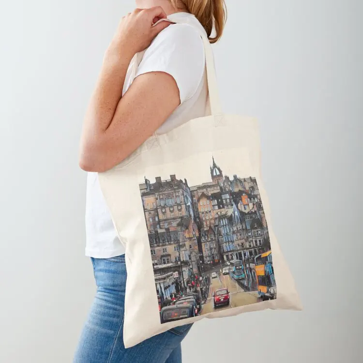 Edinburgh Skyline Tote Bag