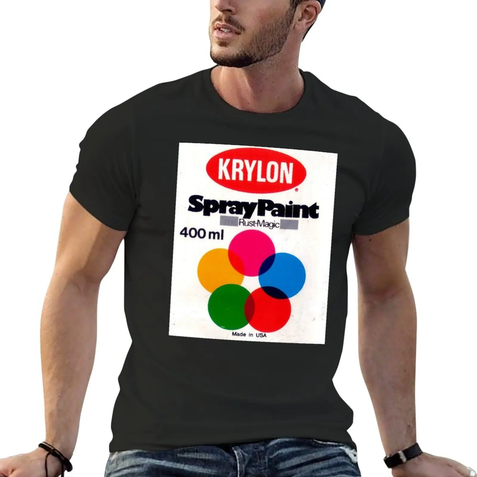 

Krylon Vintage T-Shirt blacks shirts graphic tees mens tall t shirts