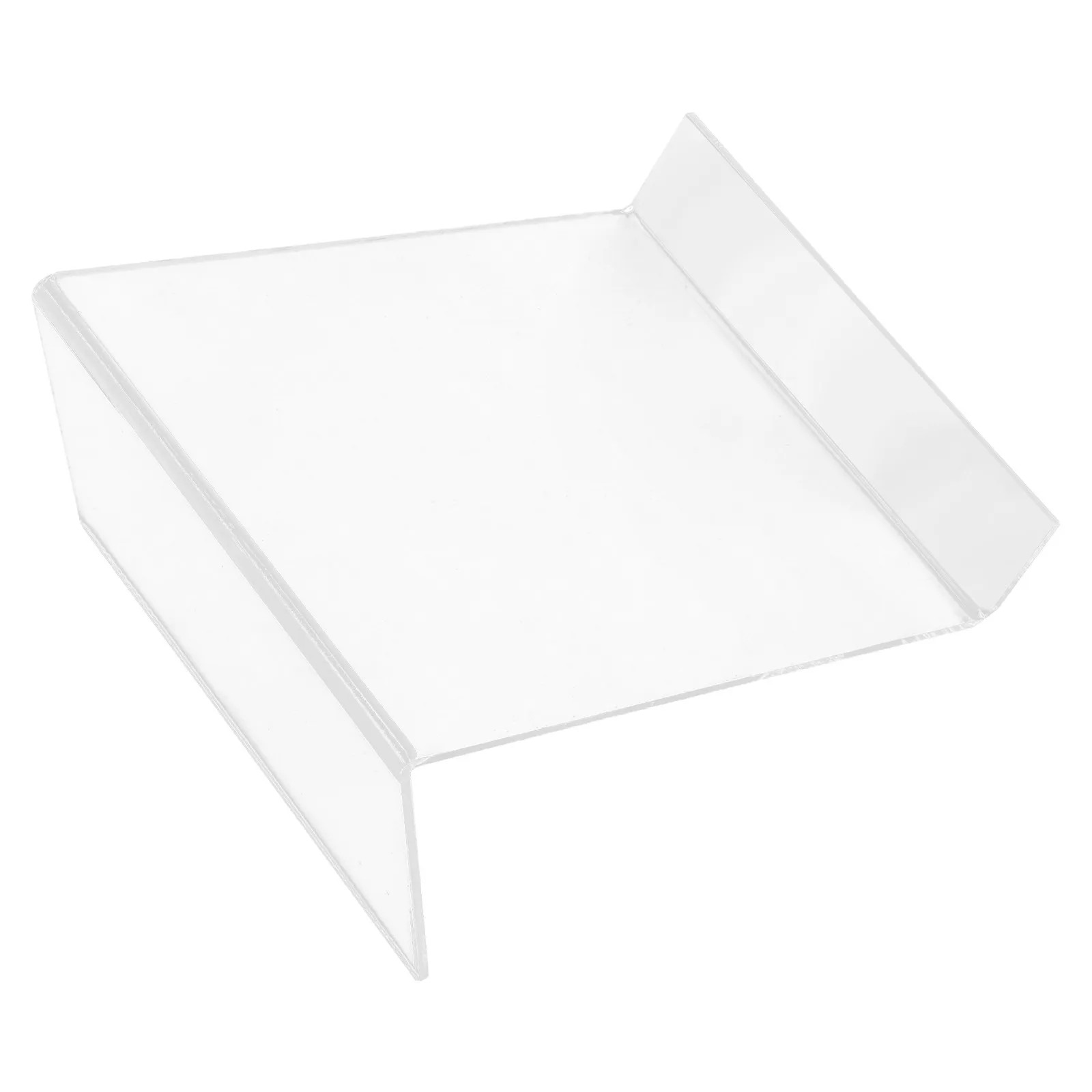 Transparent Acrylic Phone Stand for Desk Sleek Modern Clear Desk Phone Holder Ideal for Office Home Hotel Restaurant Acrylic