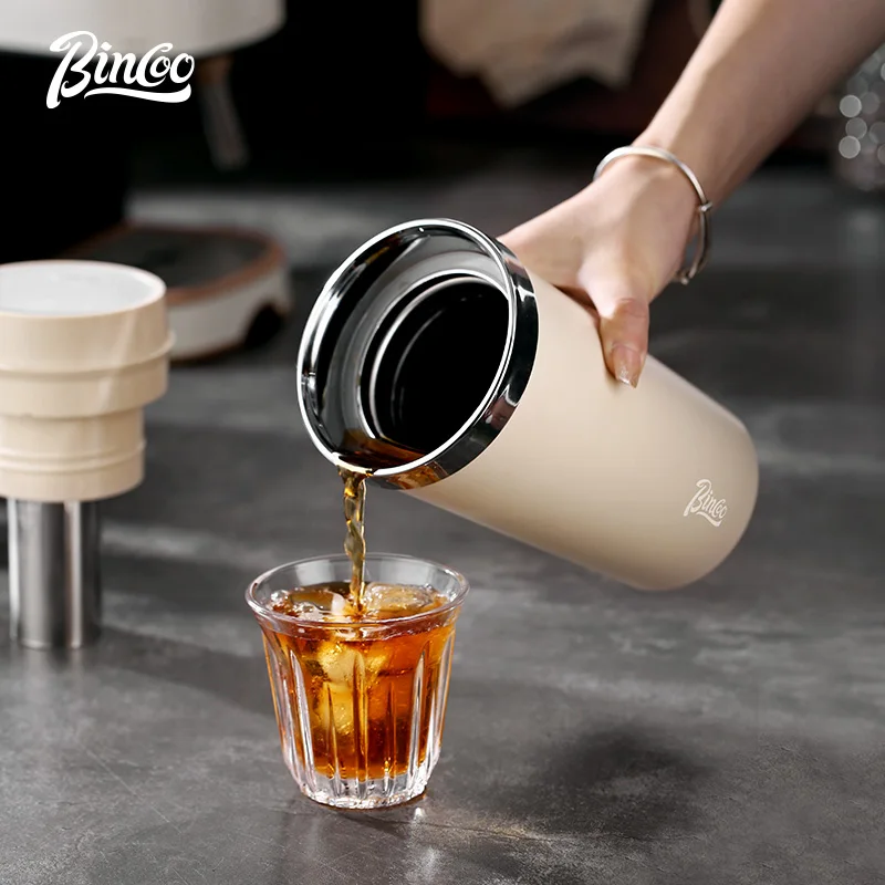 Bincoo-Portable Wireless Cold Brew Coffee Machine, Small Ice Drink Machine, Electric Cold Brew Kettle, Cup