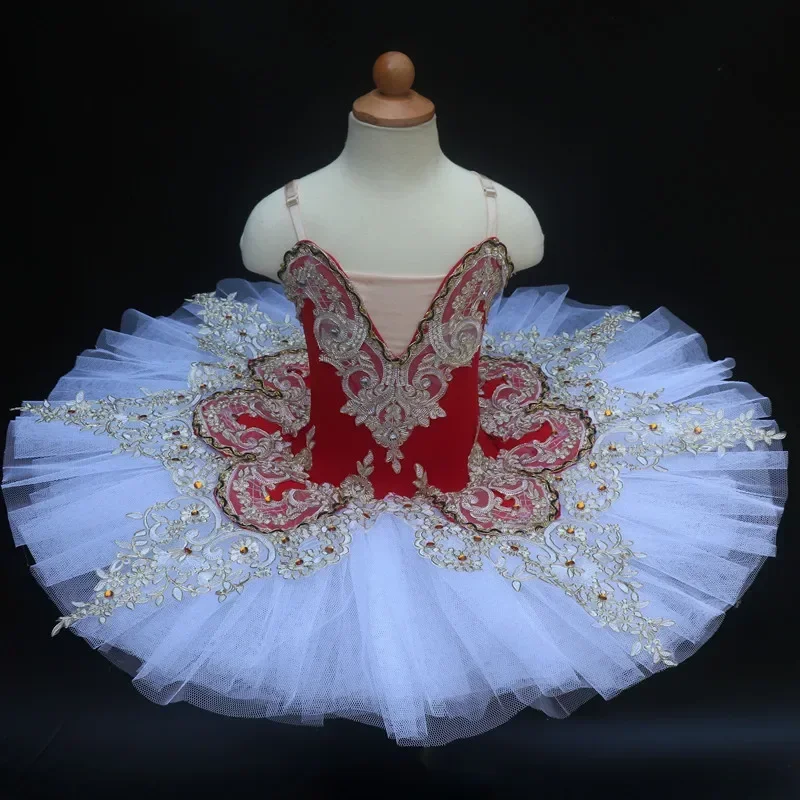 

Blue Professional Ballet Tutu Child Kids Girls Adulto Swan Lake Dress Women Pancake Tutu Ballerina Dance Costumes Party