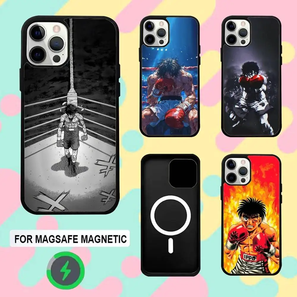 

Boxing I-Ippo M-Makunouchi Phone Case For iPhone 16e,16,15,14,13,12,11,Plus,Pro,Max,Mini Magsafe Magnetic Wireless Charging