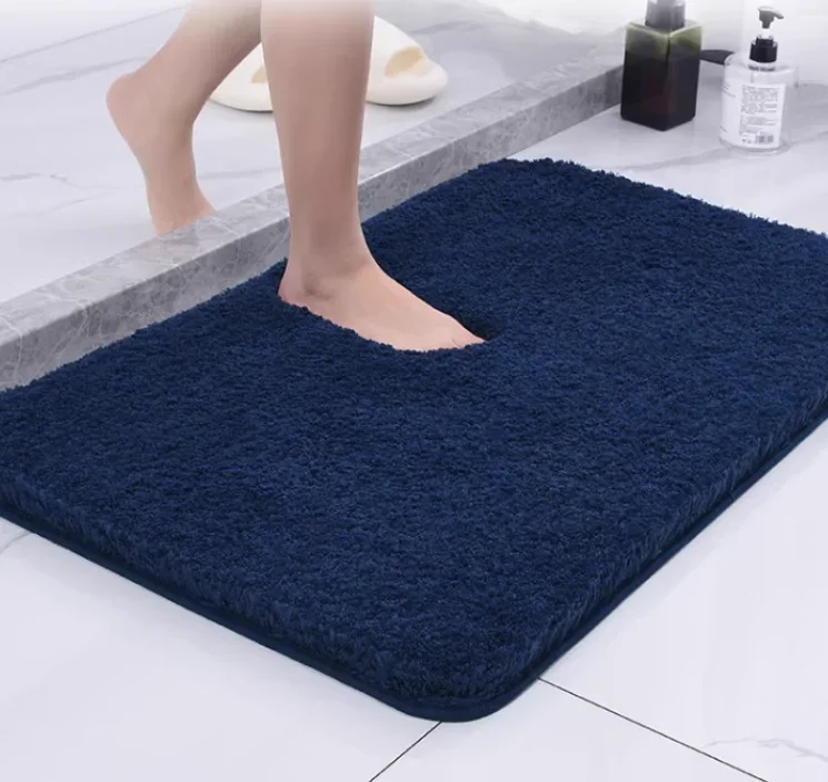 Bathroom floor mat, absorbent bathroom foot mat, carpet, bathroom floor mat