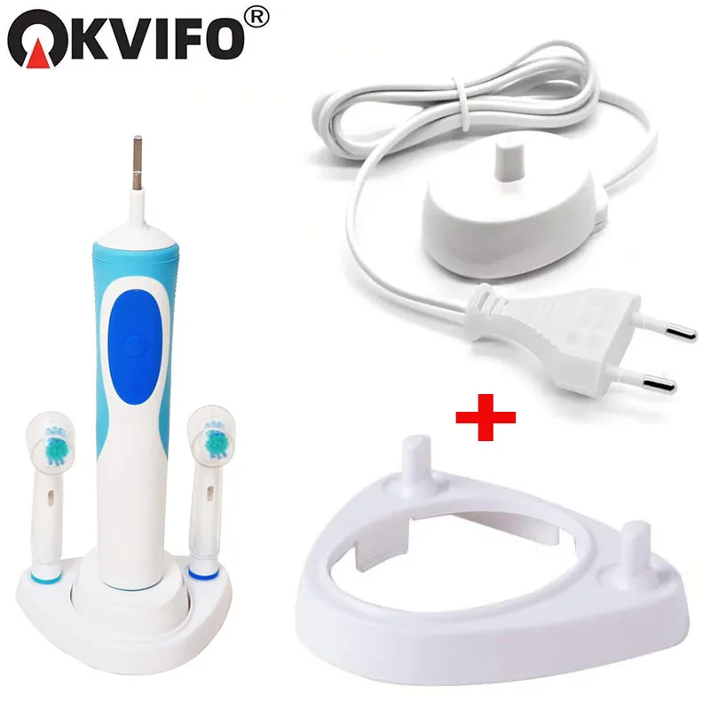 KVIFO Charger Base Fit for Oral B Electric Toothbrush iO Series 3 4 5 6 1000/3000/5000/7000 Waterproof Inductive toothbrush hold