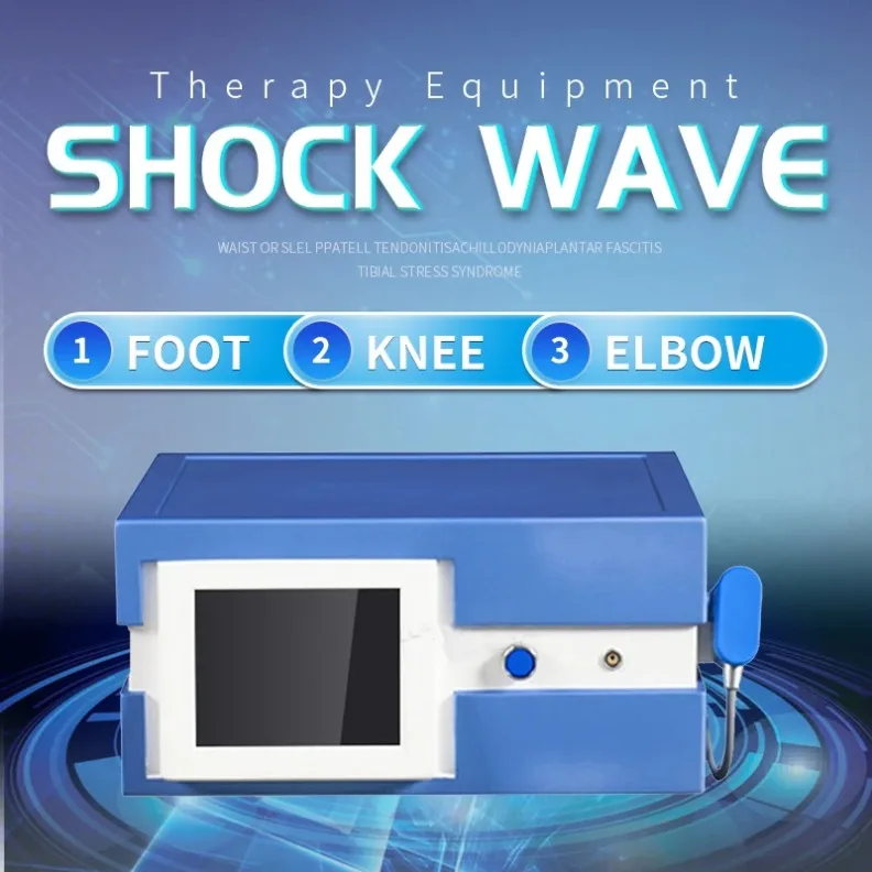 Compressed Air Shockwave Therapy Machine Pain Therapy Device Anti Cellulite Treatment 8 Bar Pneumatic Shock Wave Therapy With Ro