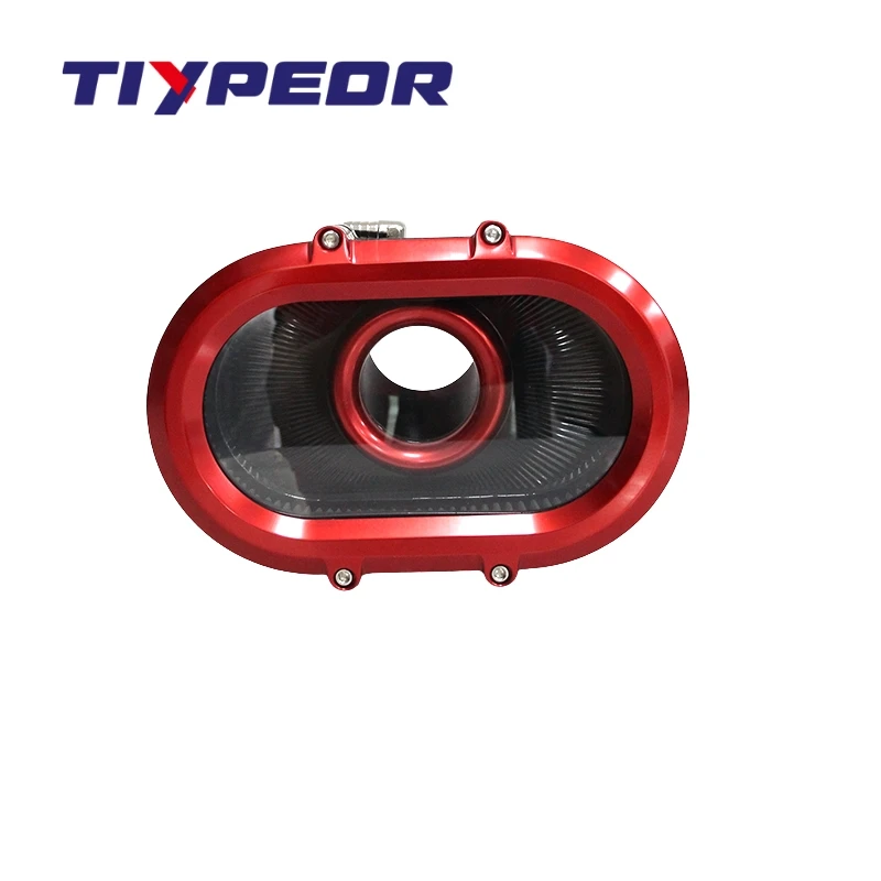 TIYPEOR New Clear Cover High Flow Air Intake Filter for Road Glide Street Glide CVO121 M8 117 2023-2025