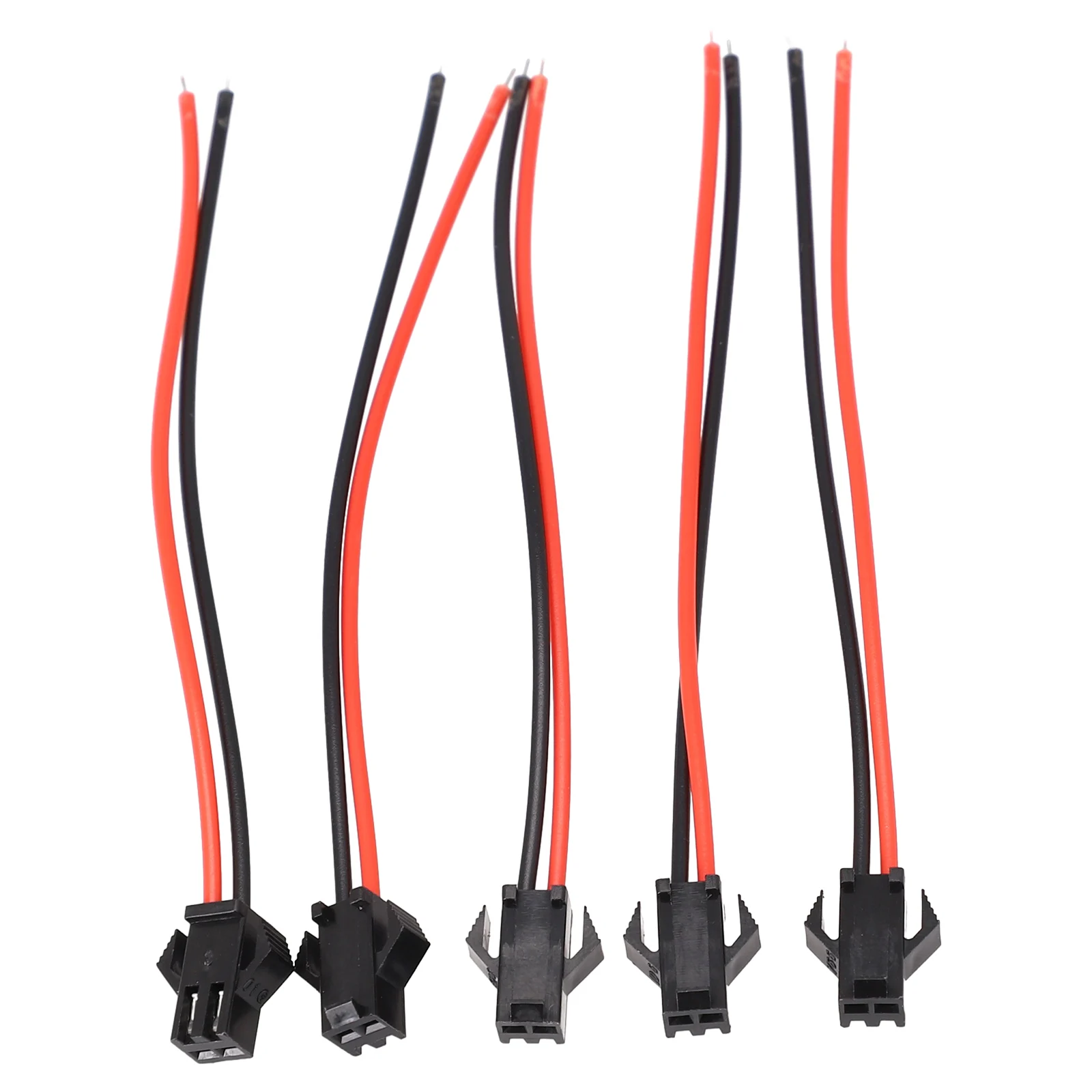 5PCS 2pin Male And Female Connector Wire Cables Adapter Cable SM Male And Female Insert Terminal Connection Line