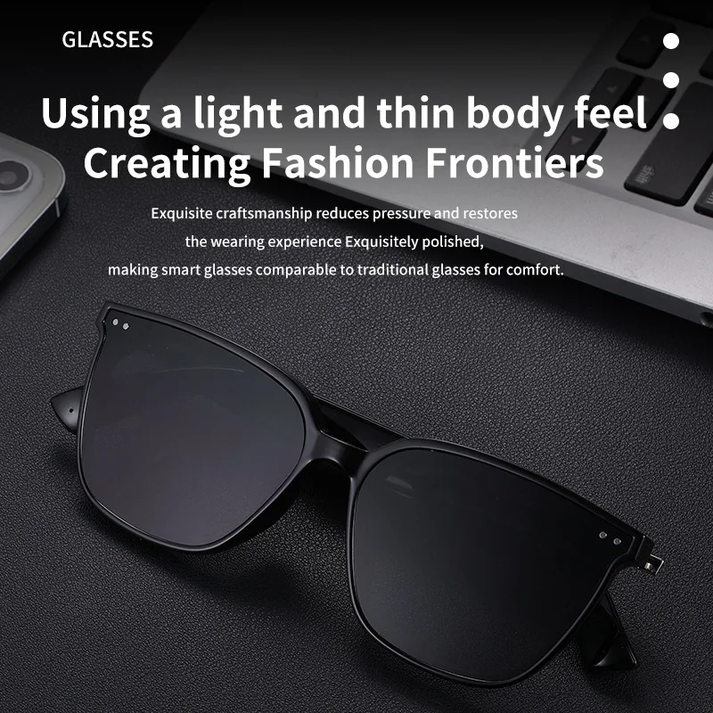 MZ06 Lunettes Bluetooth Lunettes intelligentes pour écouter de la musique et appeler Lunettes de soleil Anti-UV380 Ultraviolet 15min développements rapides