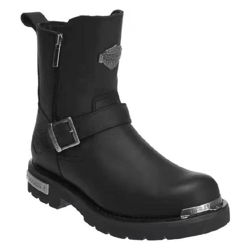 Original für Harley Motorrad Stiefel Männer Leder Motorradfahrer Schuhe Racing Motocross Bota Anti-Kollision Off-Road Für Rally Rennen