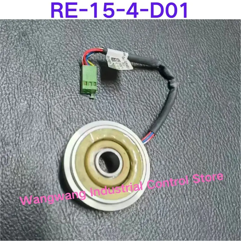 Подержанный тест ОК, поворотный энкодер серводвигателя RE-15-4-D01