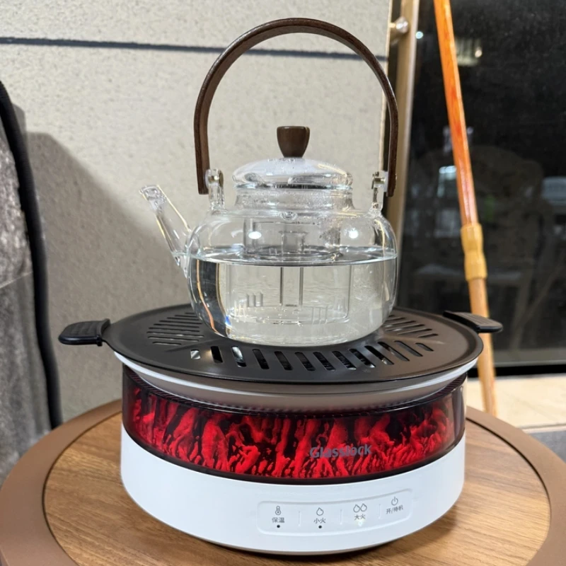 

Full Glass Health Pot & Tea Maker - 1300W, Electric Ceramic Stove, Household electric tea stove