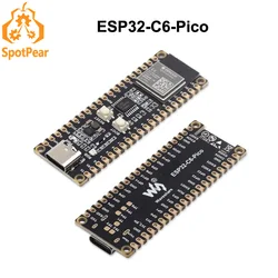 Carte de développement ESP32-C6 160MHz Processeur monocœur ESP32-C6-MINI-1 technologie