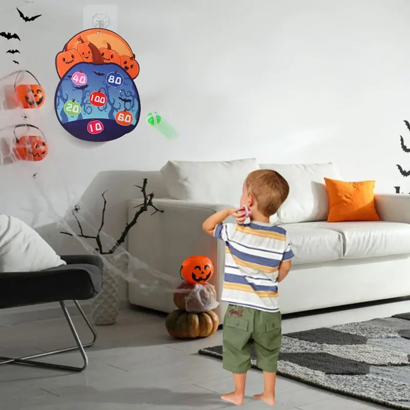 Adhesive Balls Targeting Toy Halloween Targeting Children Throw Ball Game Enjoy Festive Fun Ball Toy For Family Game Night For